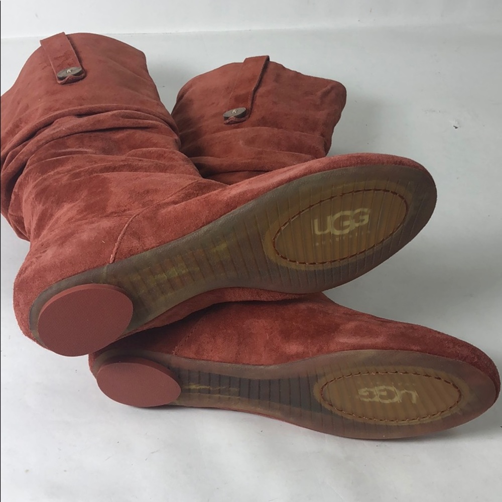 Ugg Boots Highkoo Amber Brown Flat shoes New 7 - Picture 4 of 8